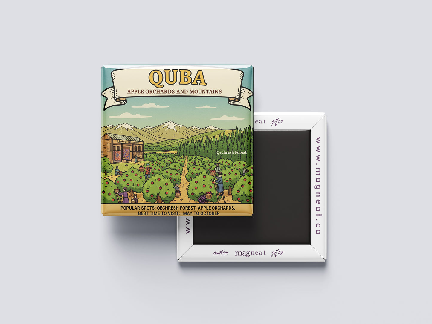 Quba: Apple Orchards and Mountains - Quba Magnet
