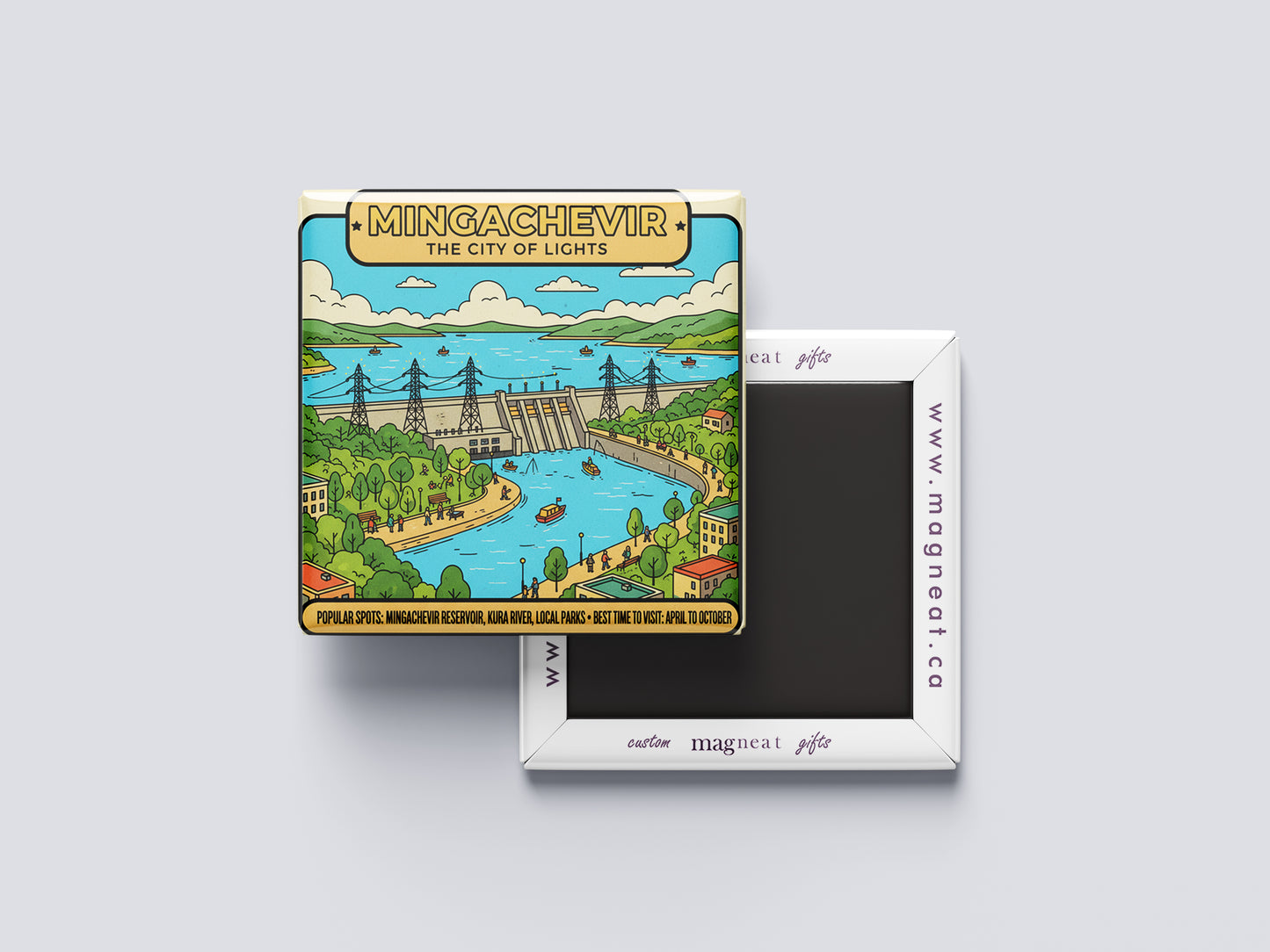 Mingachevir: The City of Lights - Mingachevir Magnet