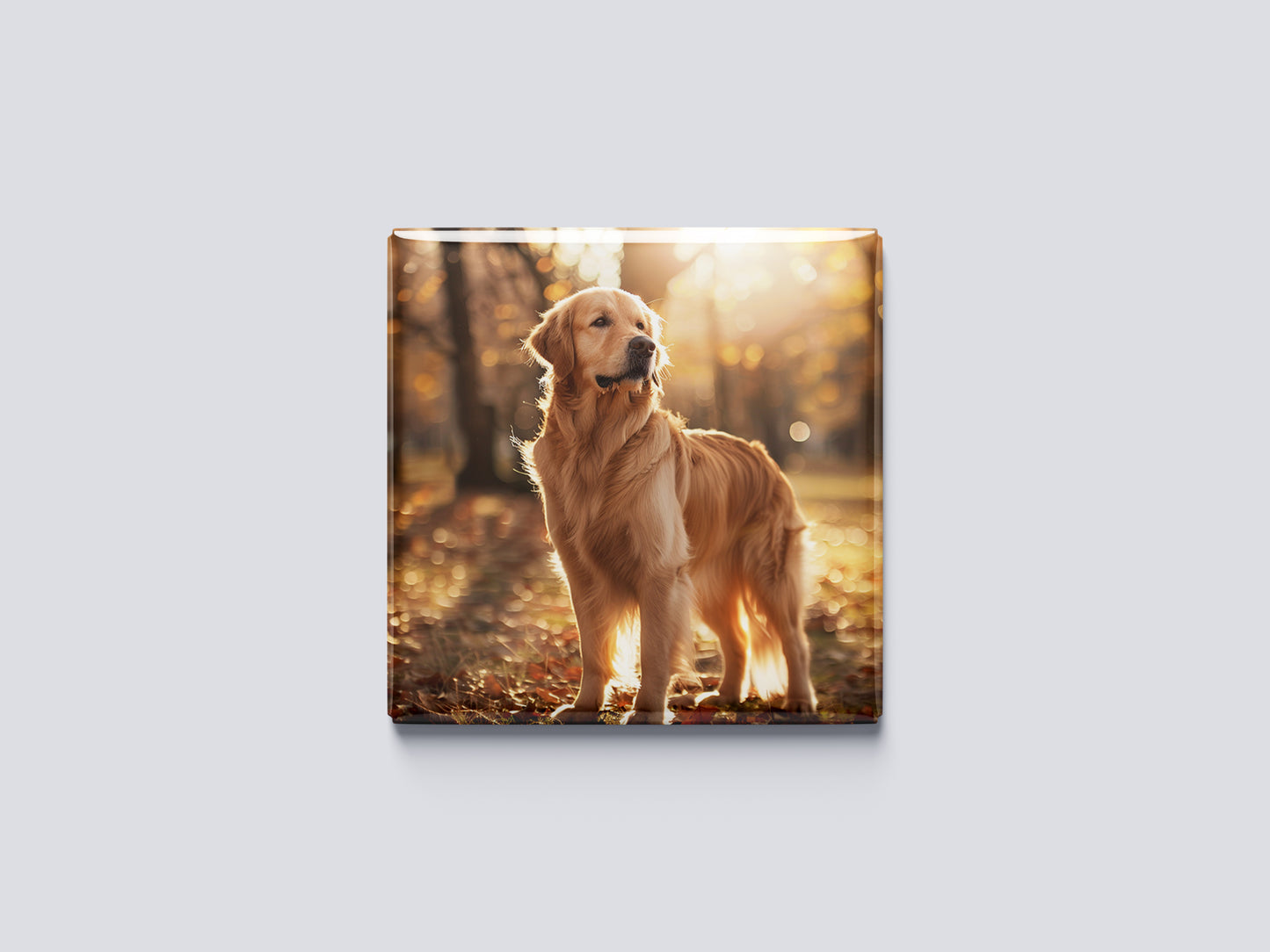 Golden Retriever Magnet – Cute Pet