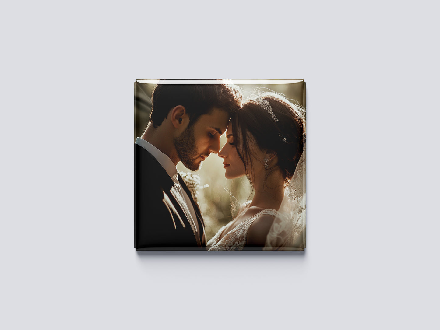Bride & Groom Romantic Magnet