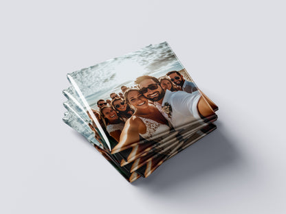 Bride & Groom Beach Selfie Magnet – Wedding Party Celebration