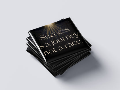 Motivational Magnet Badge – Success Is a Journey, Not a Race