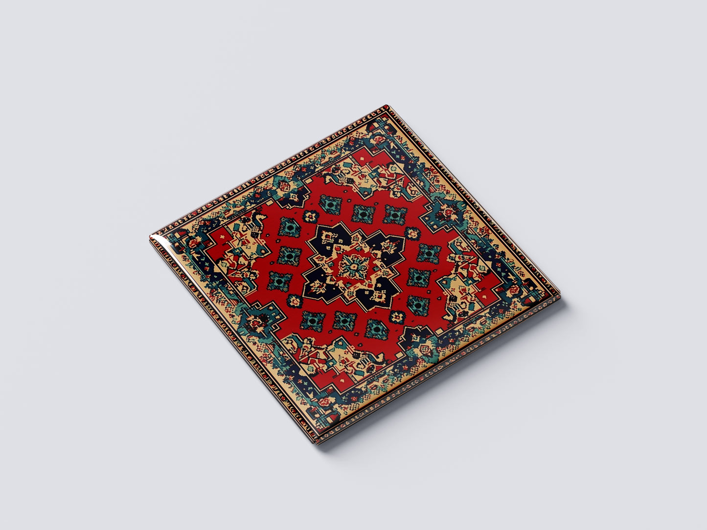 Azerbaijani Traditional Carpet Ornament Magnet