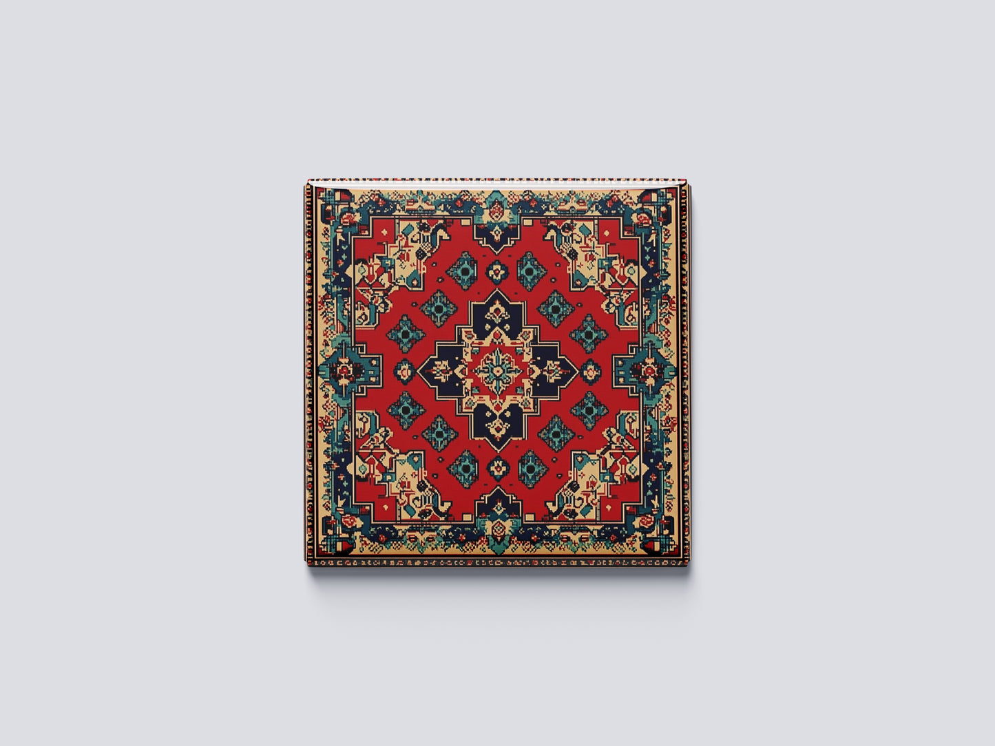 Azerbaijani Traditional Carpet Ornament Magnet