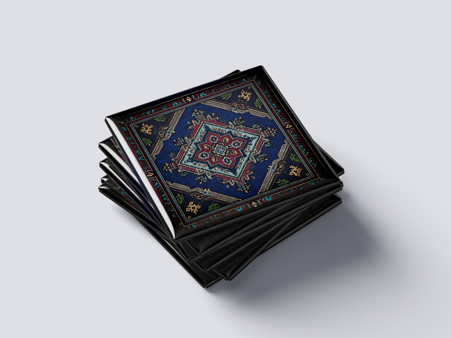 Azerbaijani Blue Carpet Ornament Magnet