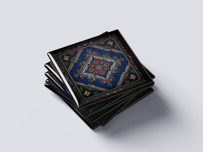 Azerbaijani Blue Carpet Ornament Magnet