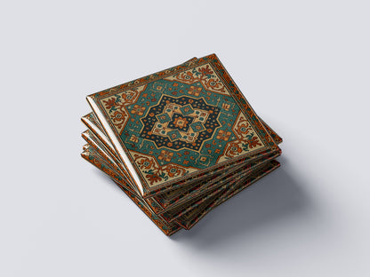 Azerbaijani Green Carpet Ornament Magnet