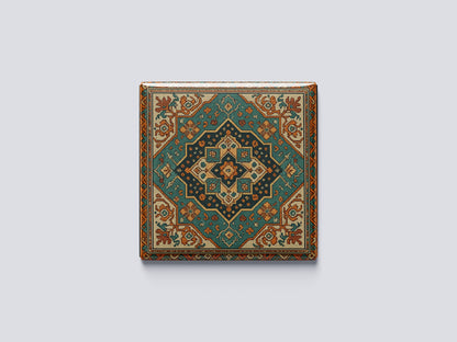 Azerbaijani Green Carpet Ornament Magnet