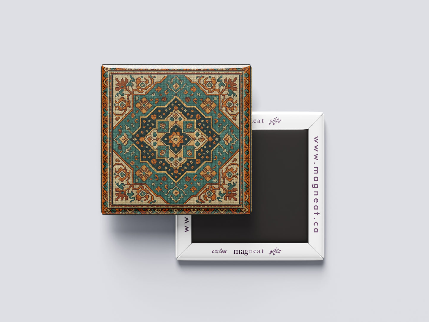Azerbaijani Green Carpet Ornament Magnet