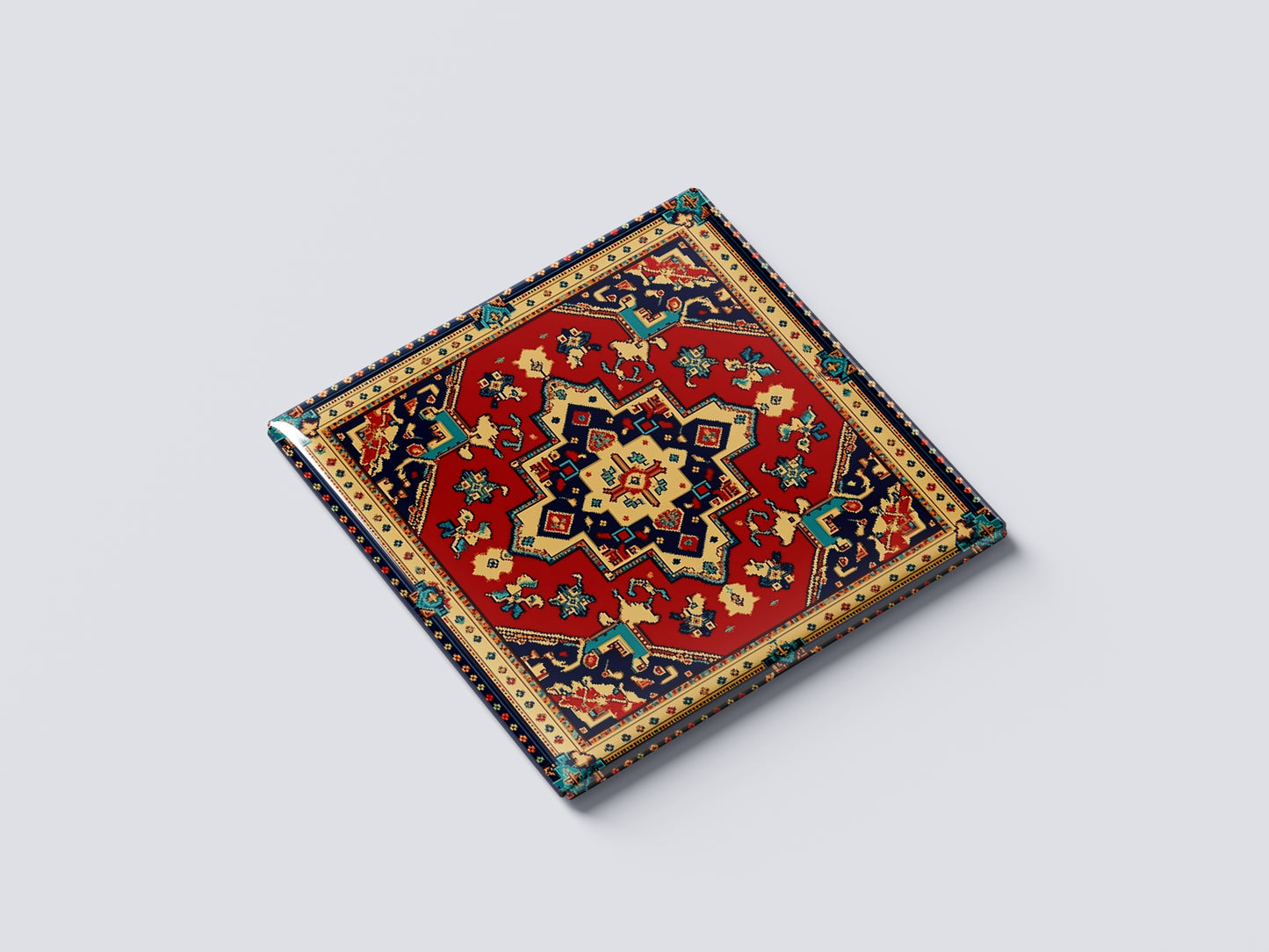 Azerbaijani Red Carpet Ornament Magnet