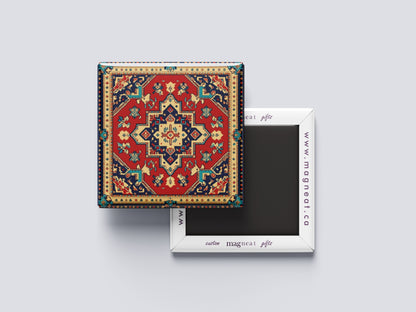 Azerbaijani Red Carpet Ornament Magnet