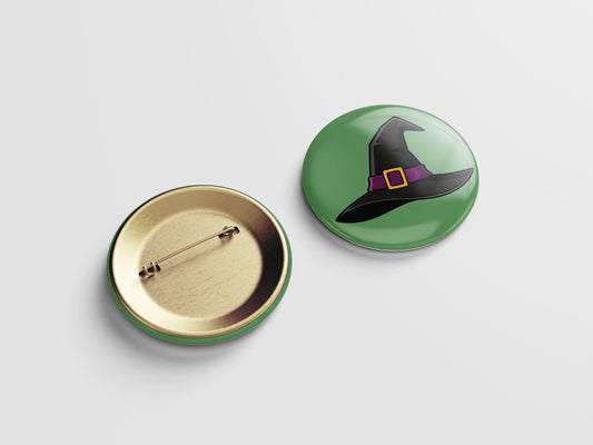 Witch Hat Button Pin – Spellbound Style