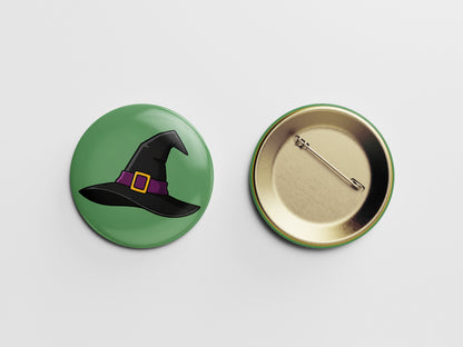 Witch Hat Button Pin – Spellbound Style