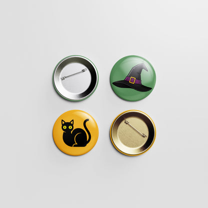 Witch Hat Button Pin – Spellbound Style