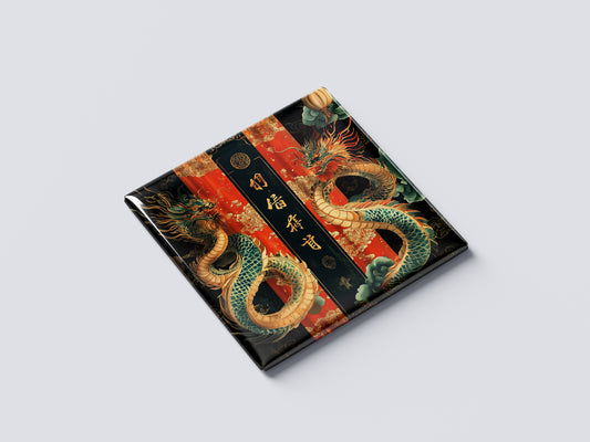Chinese Traditional Dragon Ornament Magnet