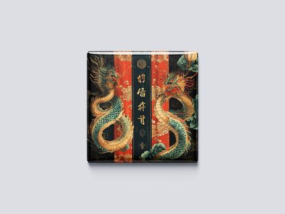 Chinese Traditional Dragon Ornament Magnet
