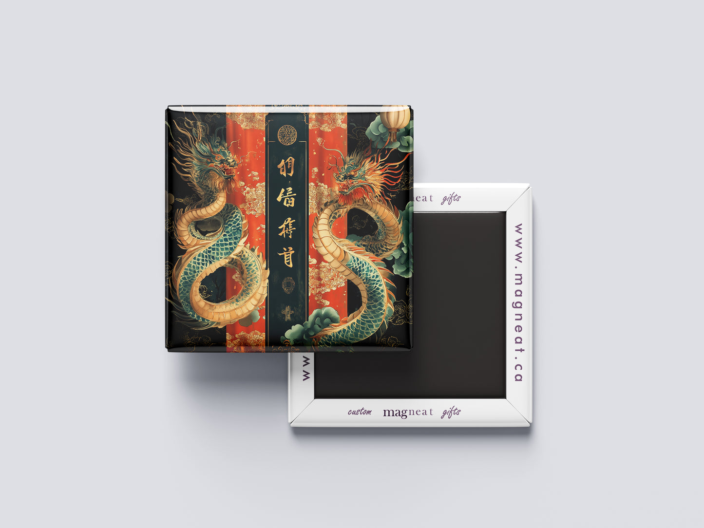 Chinese Traditional Dragon Ornament Magnet