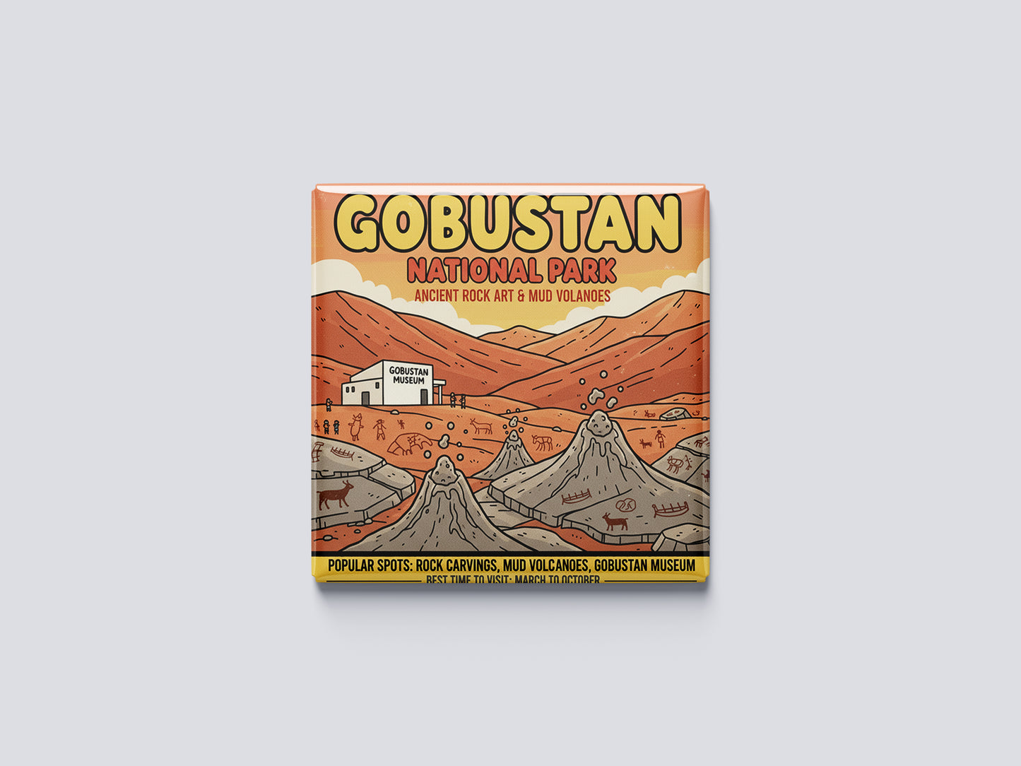 Gobustan National Park: Ancient Rock Art and Mud Volcanoes - Gobustan Magnet