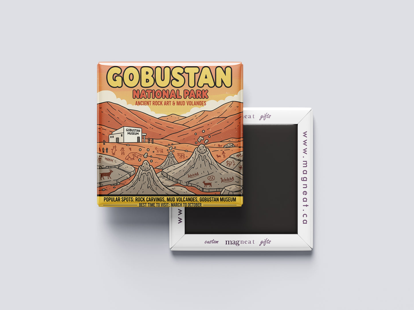 Gobustan National Park: Ancient Rock Art and Mud Volcanoes - Gobustan Magnet