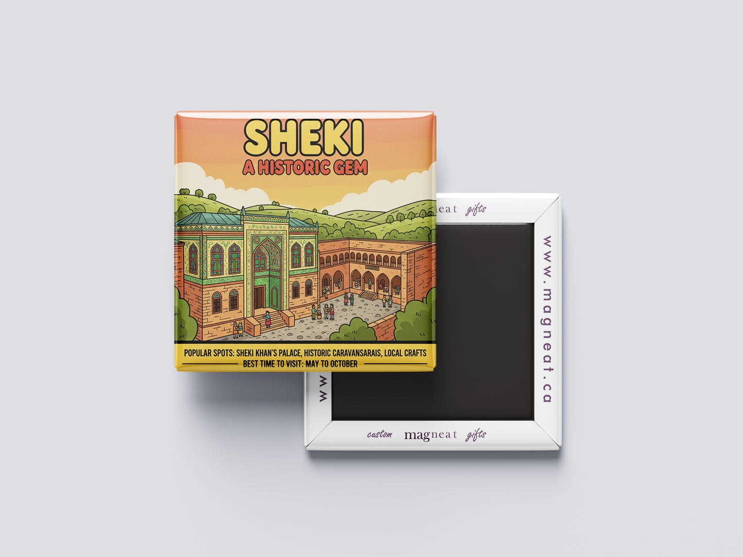 Sheki: A Historic Gem - Sheki Magnet