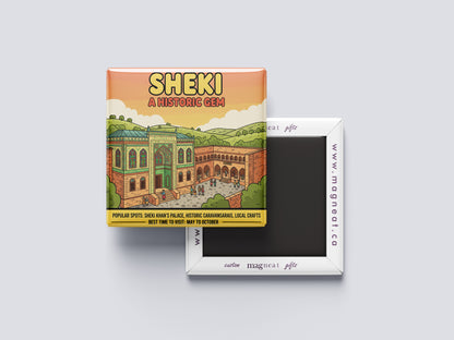 Sheki: A Historic Gem - Sheki Magnet
