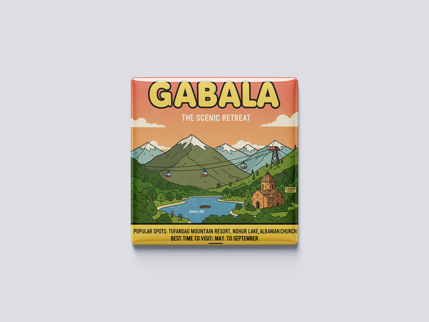 Gabala: The Scenic Retreat - Gabala Magnet