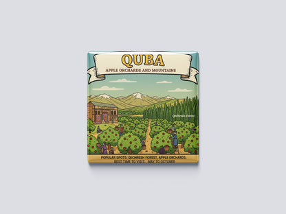 Quba: Apple Orchards and Mountains - Quba Magnet
