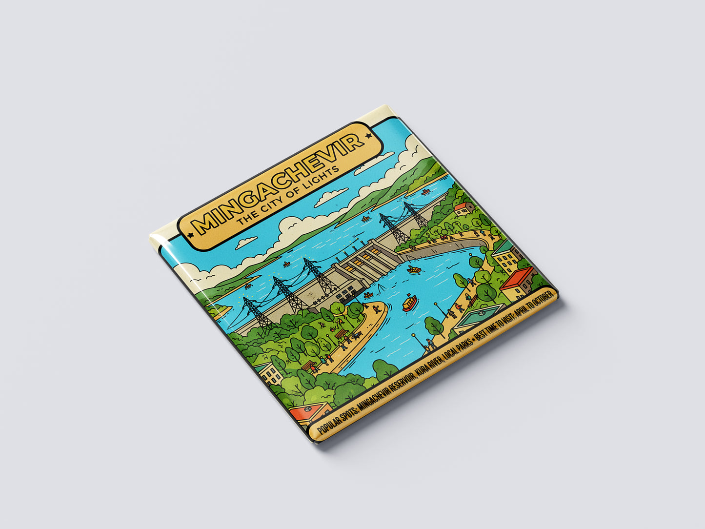 Mingachevir: The City of Lights - Mingachevir Magnet