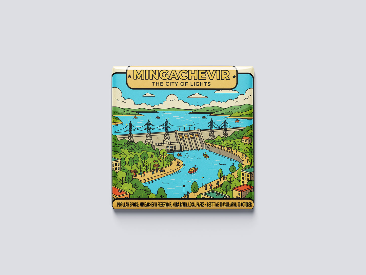 Mingachevir: The City of Lights - Mingachevir Magnet